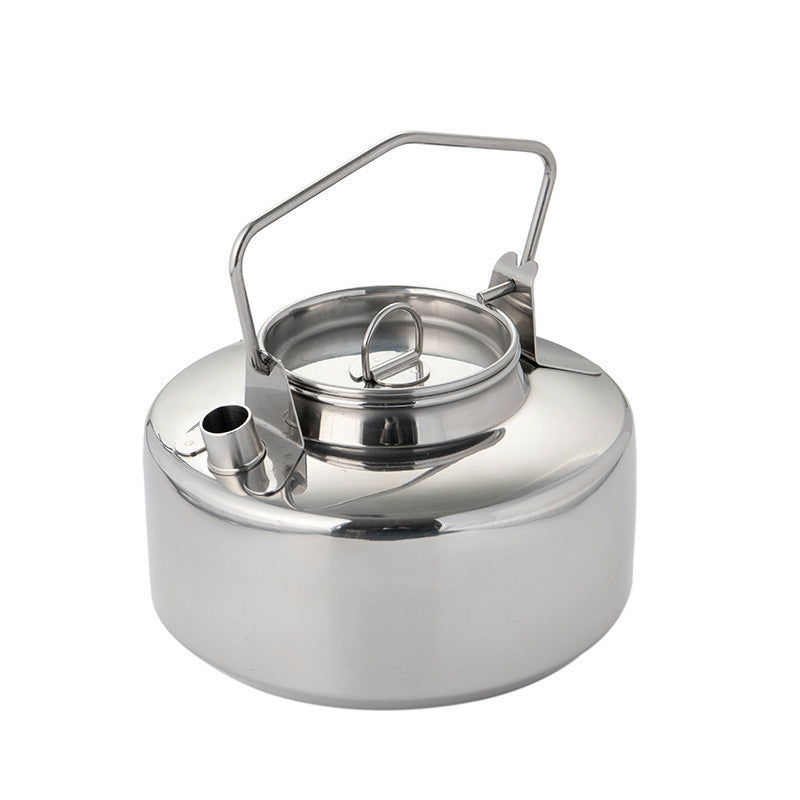 Outdoor Self-driving Camping Stainless Steel Kettle PearlNestDecor.com