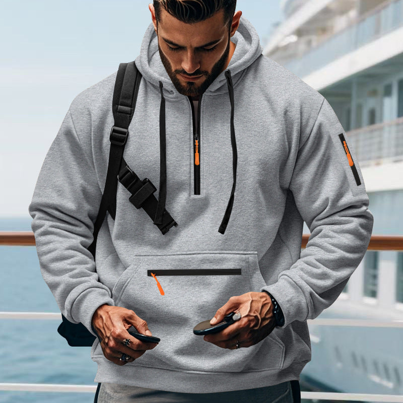Casual Men's Sports Cargo Coat Regular Sleeve LadyShow.Store