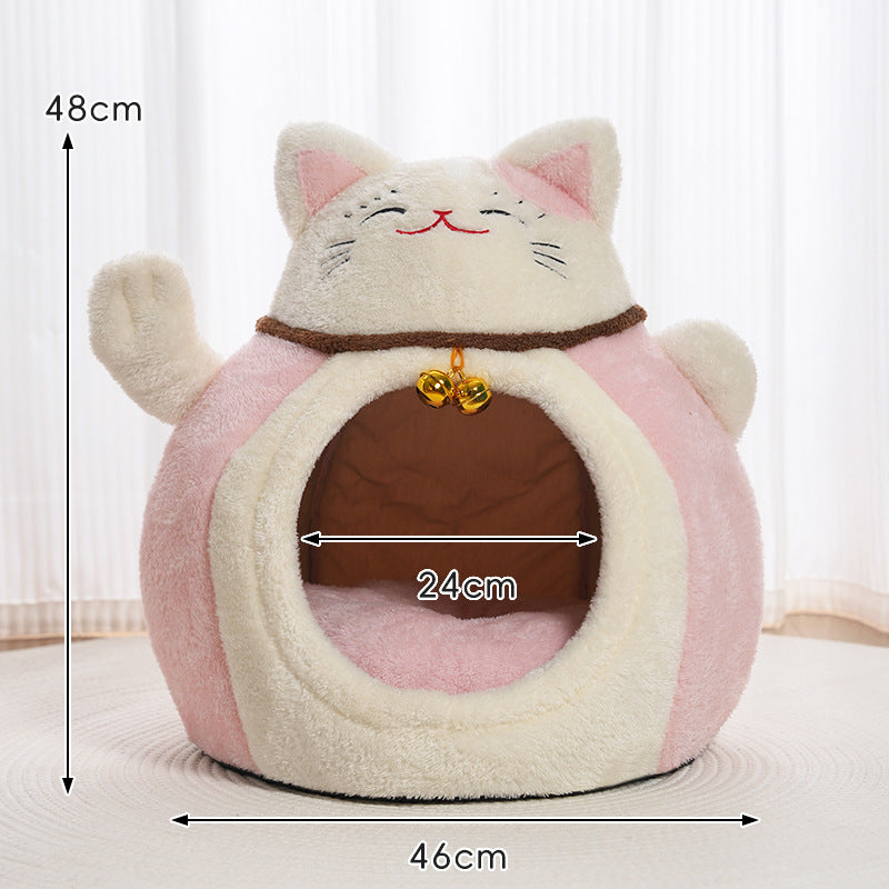 New Fortune Cat Bed Lucky Pet Nest Pets Fashion