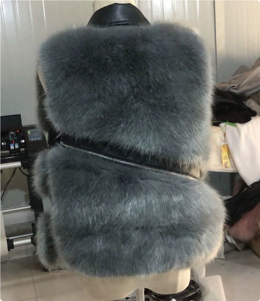 Women's Fashion Vest Fur Coat NorixaFashion.com