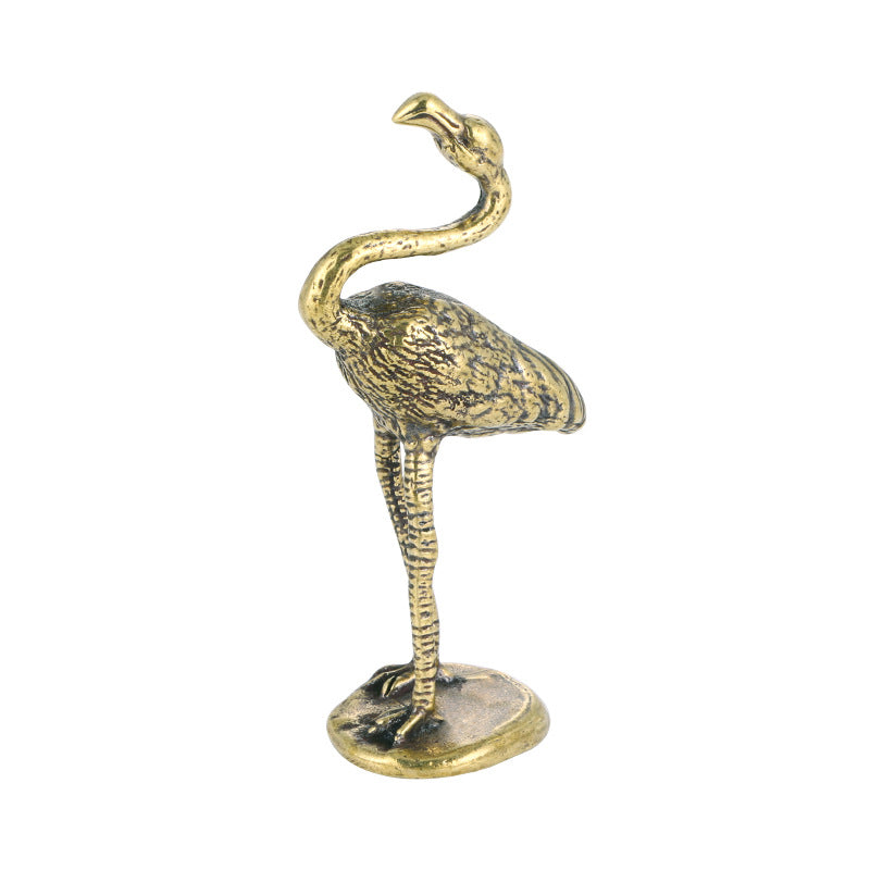 New Brass Flamingo Ornament Decorative Crafts LuxuryLifeWay Online Store