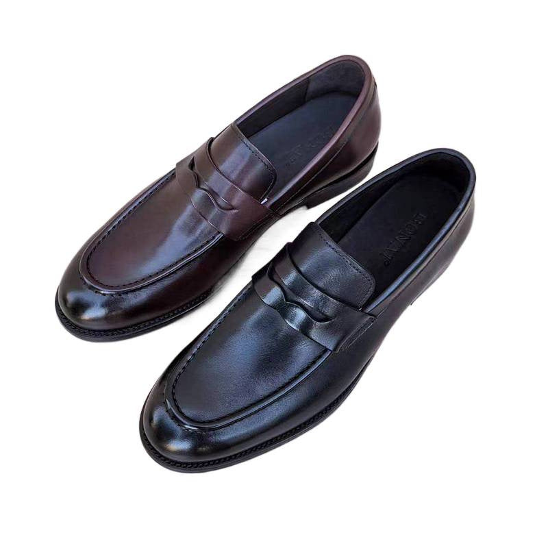 Handmade Men's Shoes, Breathable British-style Loafers, Casual Best YouTube Store