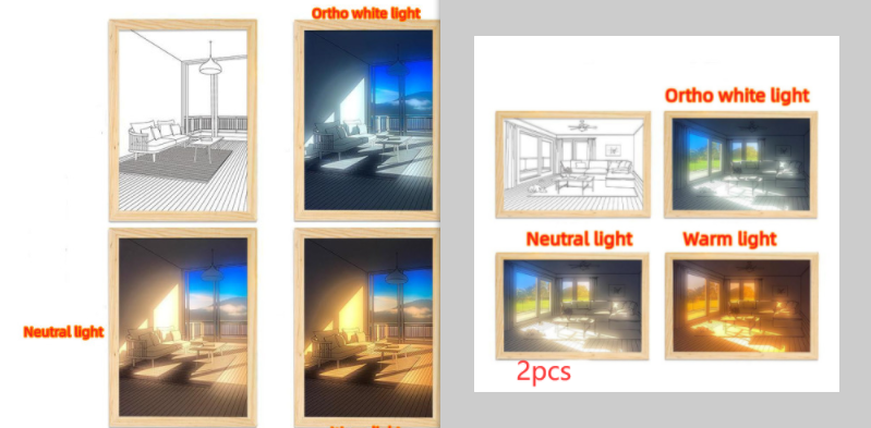 Illuminated Picture LED PearlNestDecor.com