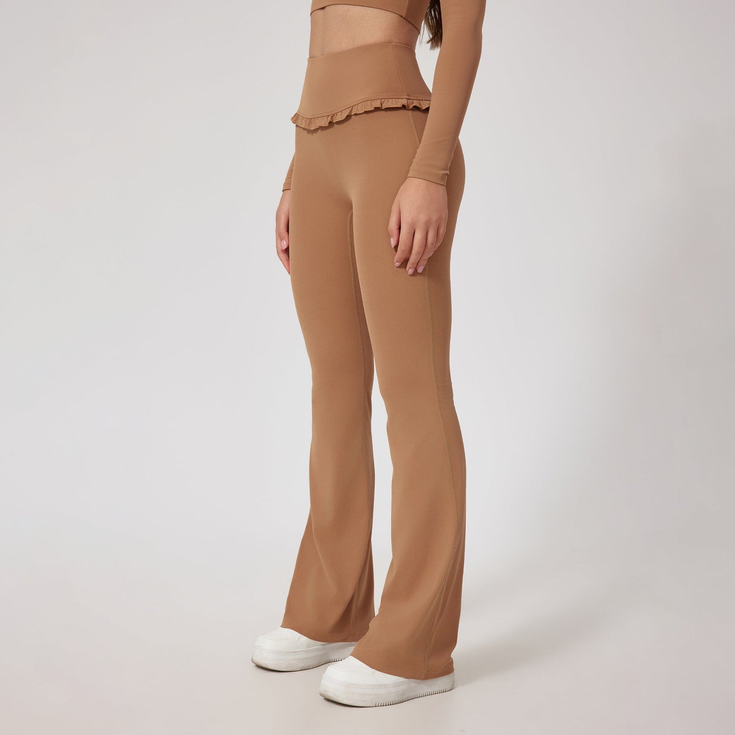 High Waist Hip Lift Lace Nude Feel Yoga Pants Running Fitness LadyShow.Store
