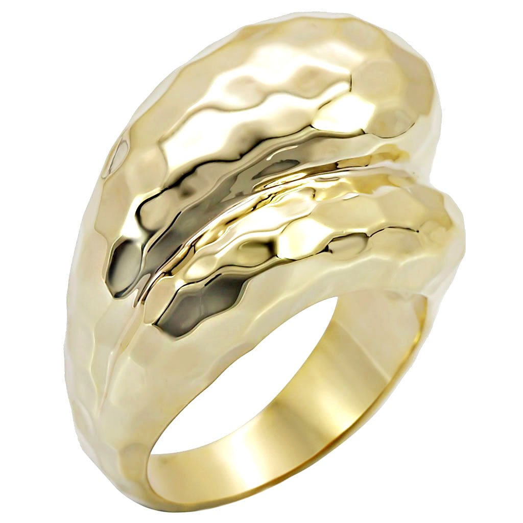 1W036 - Gold Brass Ring with No Stone LuxuryLifeWay Online Store