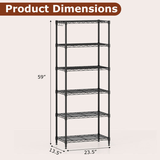 Set of 2 4-Tier Metal Storage Shelving Unit with V-Shaped Wire Rack and 1000 LBS Capacity-Black LuxuryLifeWay Online Store