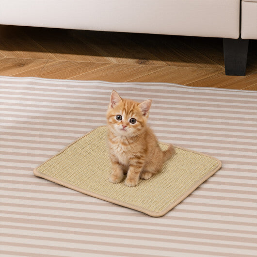 12 Pieces Cat Scratcher Mat Set 16 x 12 Inch Natural Sisal Pads LuxuryLifeWay Online Store