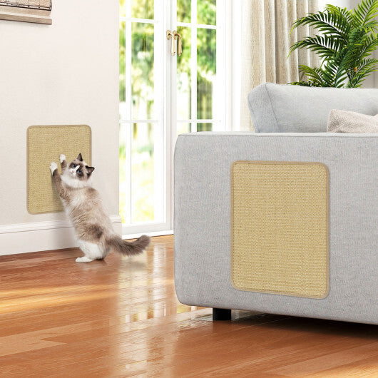 12 Pieces Cat Scratcher Mat Set 16 x 12 Inch Natural Sisal Pads LuxuryLifeWay Online Store