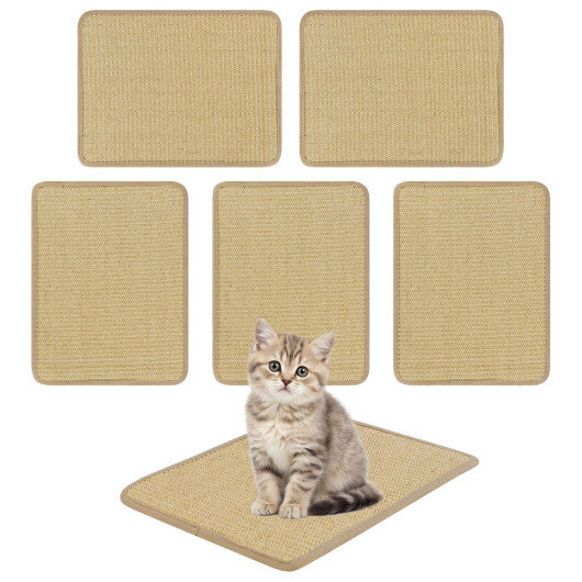 12 Pieces Cat Scratcher Mat Set 16 x 12 Inch Natural Sisal Pads LuxuryLifeWay Online Store