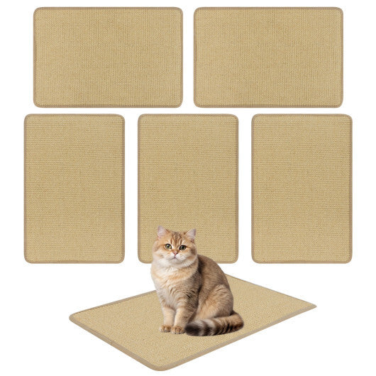 12 Pieces Cat Scratcher Mat Set 24  x 16 Inch Natural Sisal Pads LuxuryLifeWay Online Store