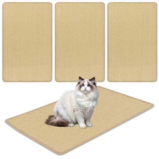 4 Pieces Cat Scratcher Mat Set 32  x 20 Inch Pads for Cats LuxuryLifeWay Online Store