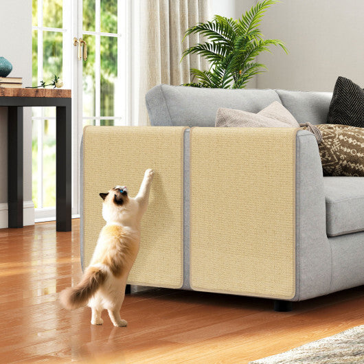 4 Pieces Cat Scratcher Mat Set 32  x 20 Inch Pads for Cats LuxuryLifeWay Online Store