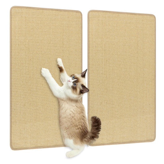 4 Pieces Cat Scratcher Mat Set 32  x 20 Inch Pads for Cats LuxuryLifeWay Online Store