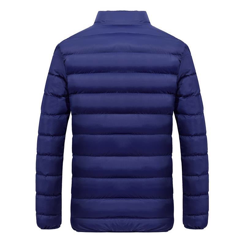 Men's Middle-aged Youth Stand-collar Padded Short Padded Jacket