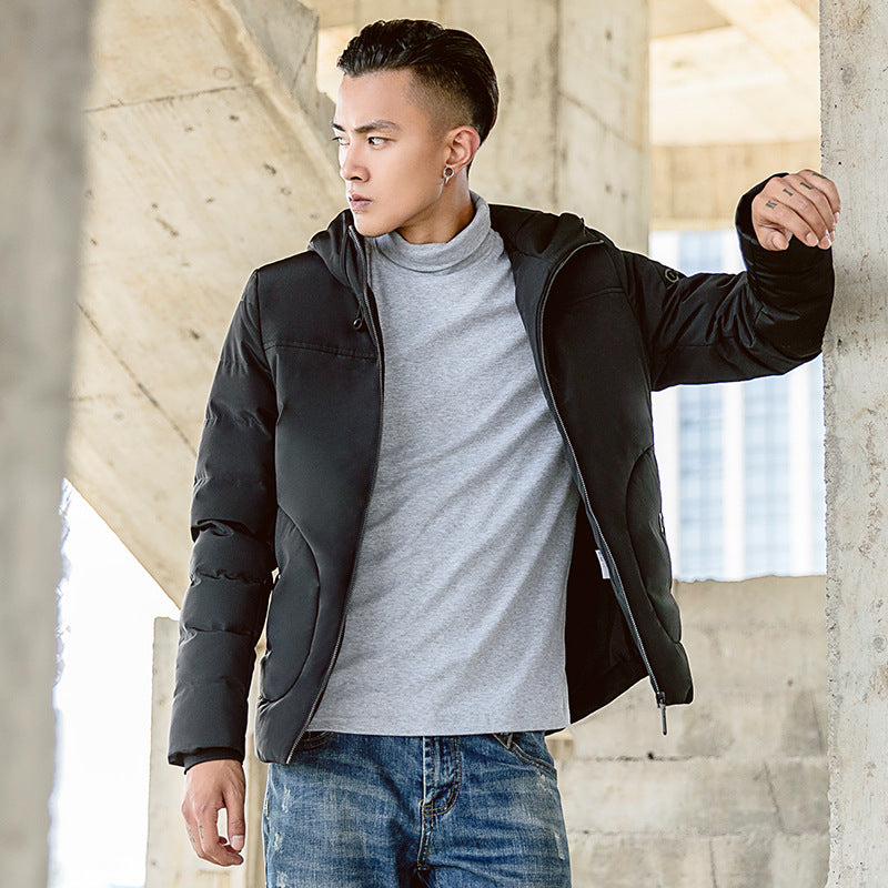 Men's casual cotton padded jacket