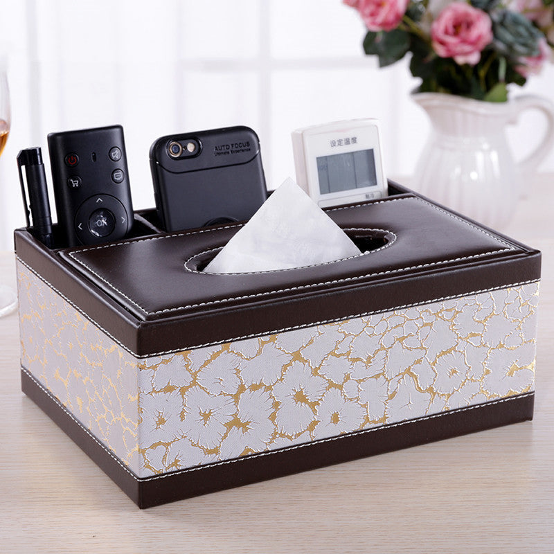 Multifunctional leather tissue box Best YouTube Store