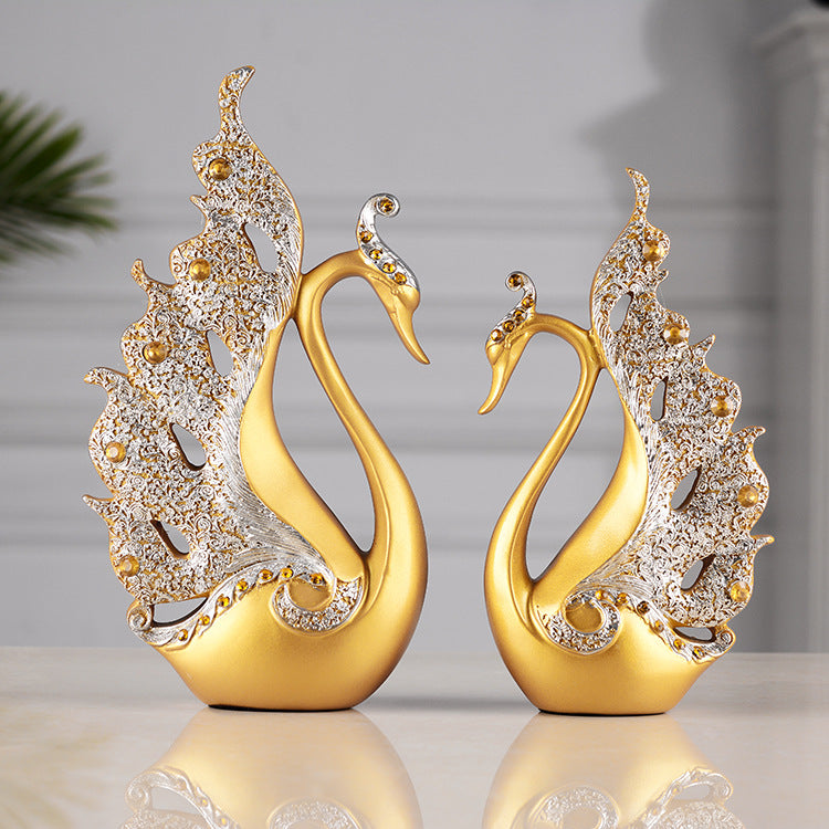 Couple Swan Home Decoration Best YouTube Store