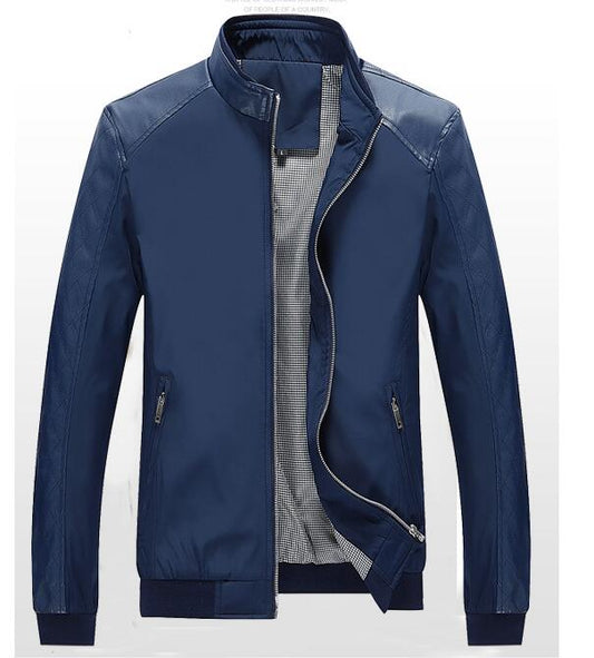 PU Patchwork Jackets LuxuryLifeWay Online Store