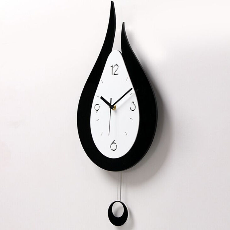 Water drop swing wall clock