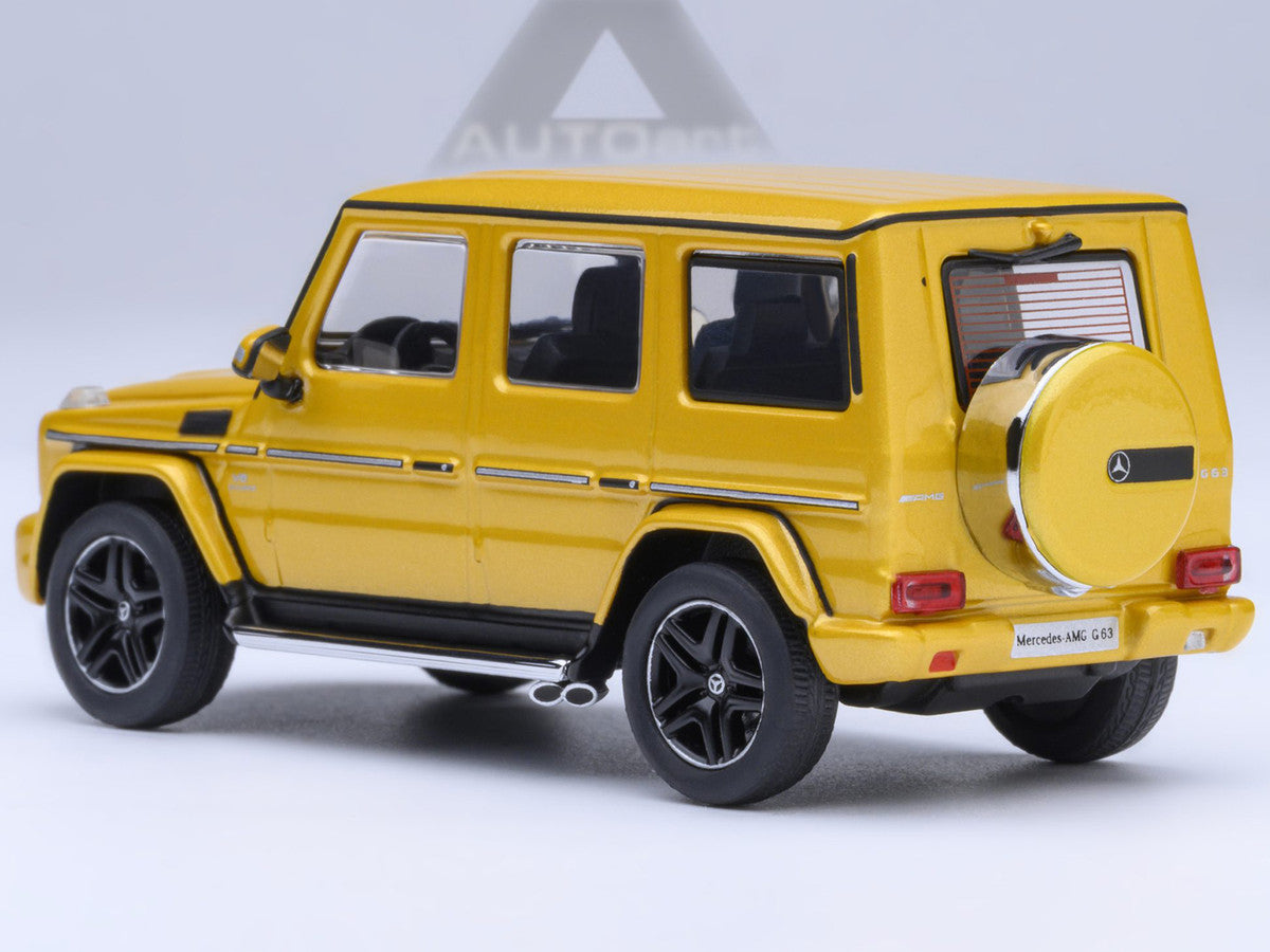 2017 Mercedes-Benz AMG G 63 Solar Beam Yellow 1/64 Model Car by Autoart LuxuryLifeWay Online Store