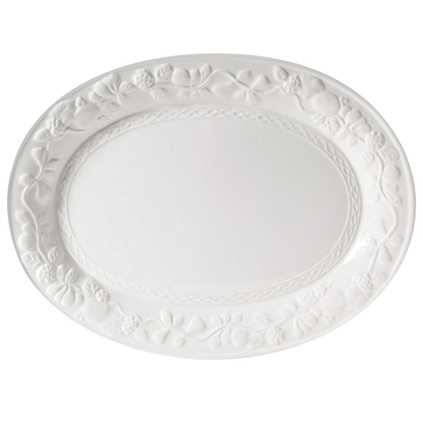 Gibson Home Fruitful 18.75 Inch Oval Platter LuxuryLifeWay Online Store