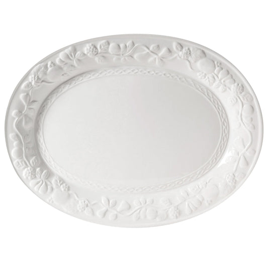 Gibson Home Fruitful 18.75 Inch Oval Platter LuxuryLifeWay Online Store