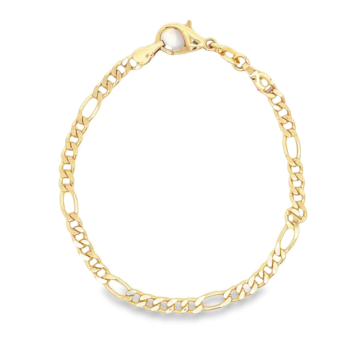 4mm Figaro Bracelet (I256) LuxuryLifeWay Online Store