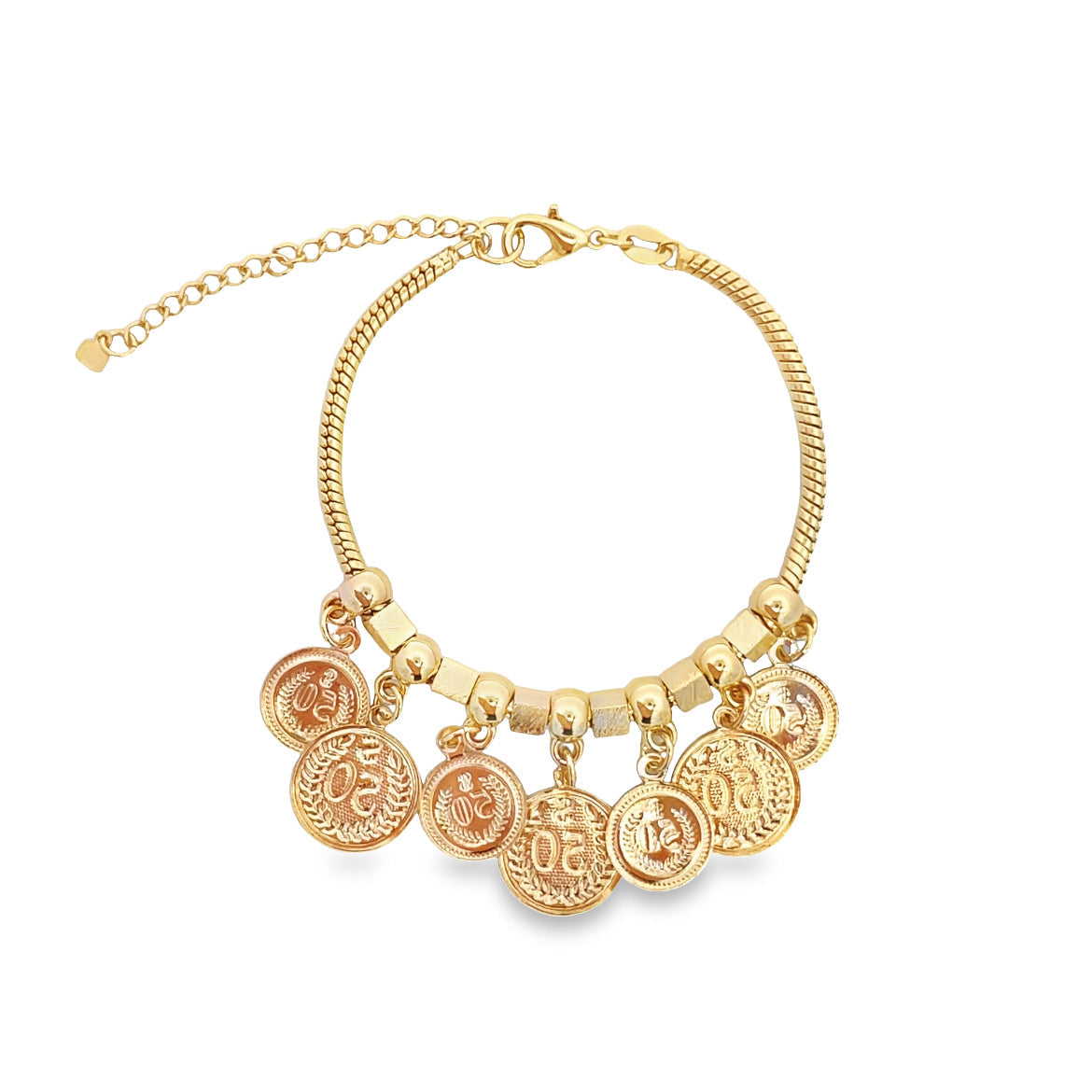 Bracelet Coin Charms LuxuryLifeWay Online Store