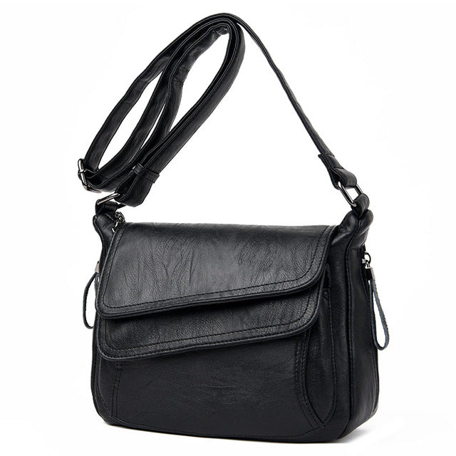 Winter style white handbag luxury leather handbag