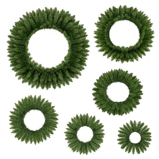 Set of 6 artificial Christmas Wreaths with Full Branch Tips LuxuryLifeWay Online Store