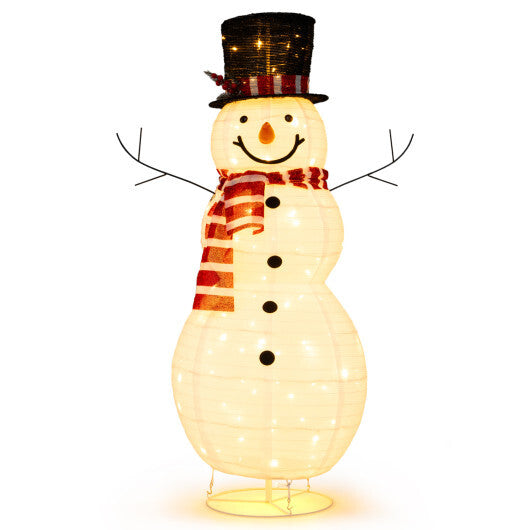 4.2 ft Lighted Christmas Snowman Decoration LuxuryLifeWay Online Store