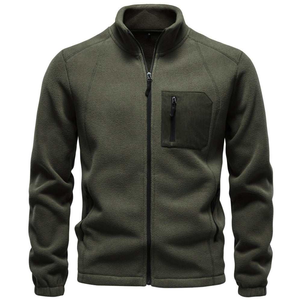 2026 Autumn Winter Cross-Border Trade Thickened Men's Fleece Sweatshirt For Outdoor Casual Wear, Men's Warm Fleece-Lined Sweatshirt NorixaFashion.com