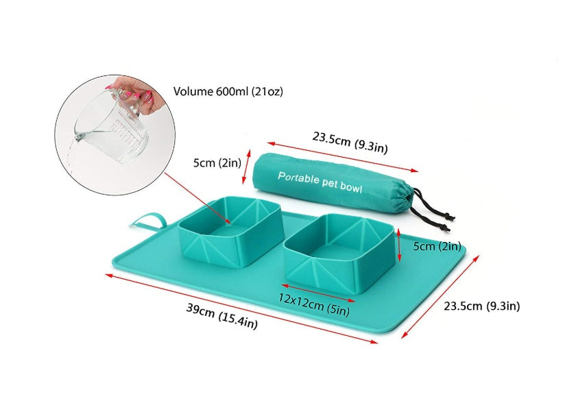 Dogs Puppy Bowls  Silicone Bowls Pets Fashion