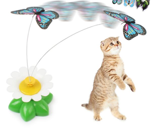 Electric Automatic Rotating Flower Pet Products Pets Fashion