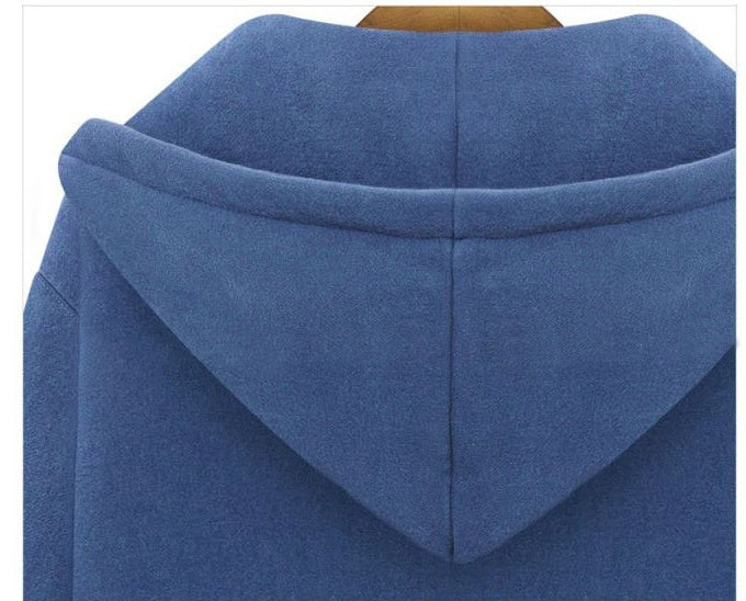 Hooded Long-sleeved Winter Sweater Women's Jacket In A Long Thick Shirt LadyShow.Store