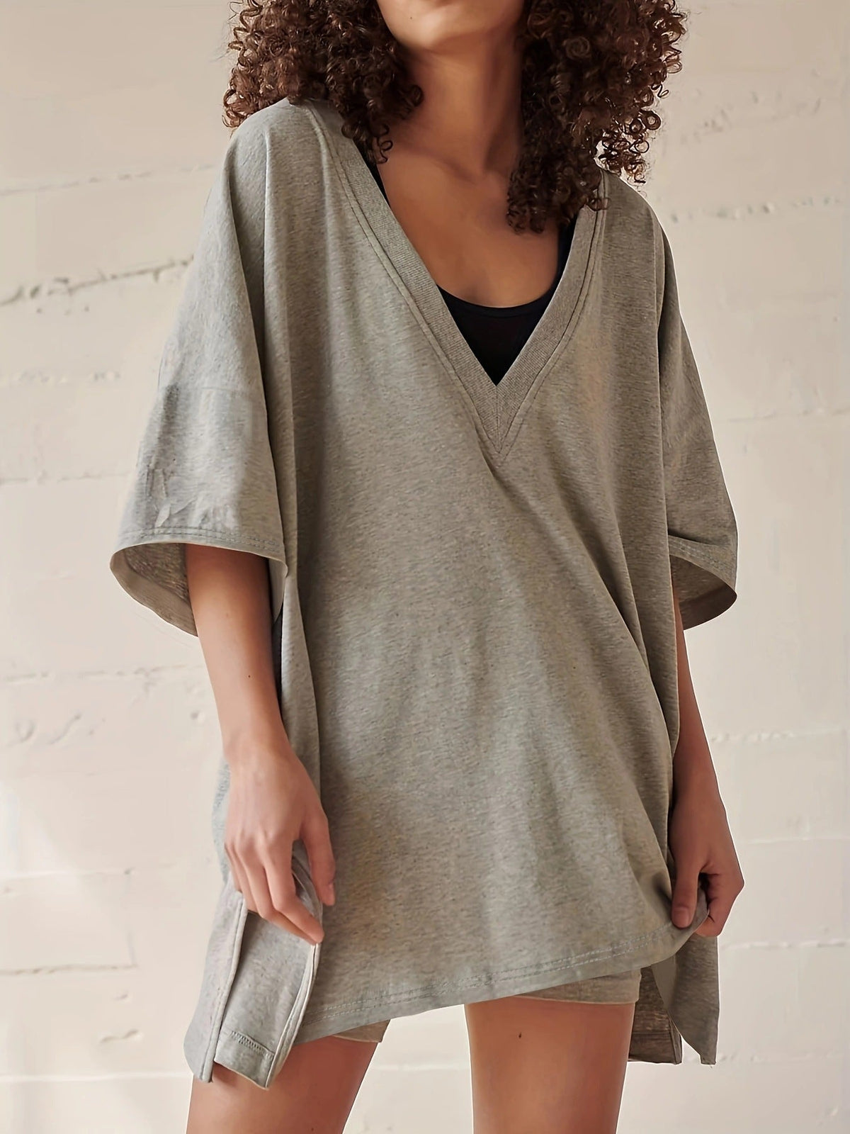 Women's Fashion Casual Short-sleeved Shorts Two-piece Suit NorixaFashion.com