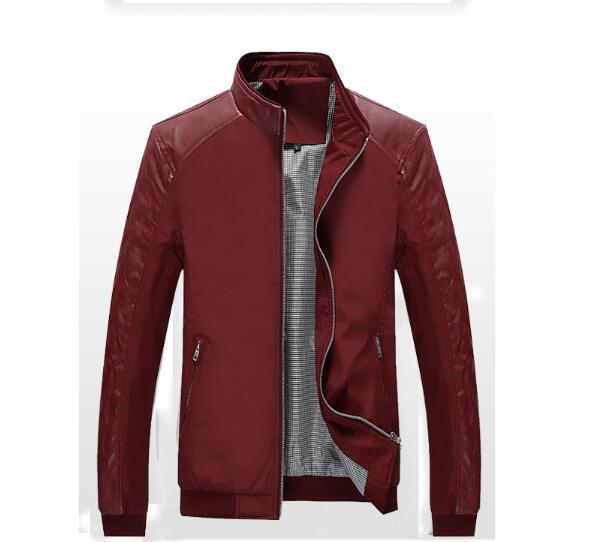PU Patchwork Jackets LuxuryLifeWay Online Store