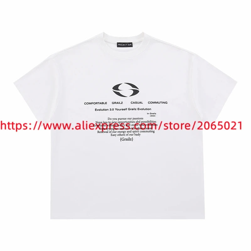 Grailz Unisex Casual T-Shirt with Boomerang Print Pi-Mart