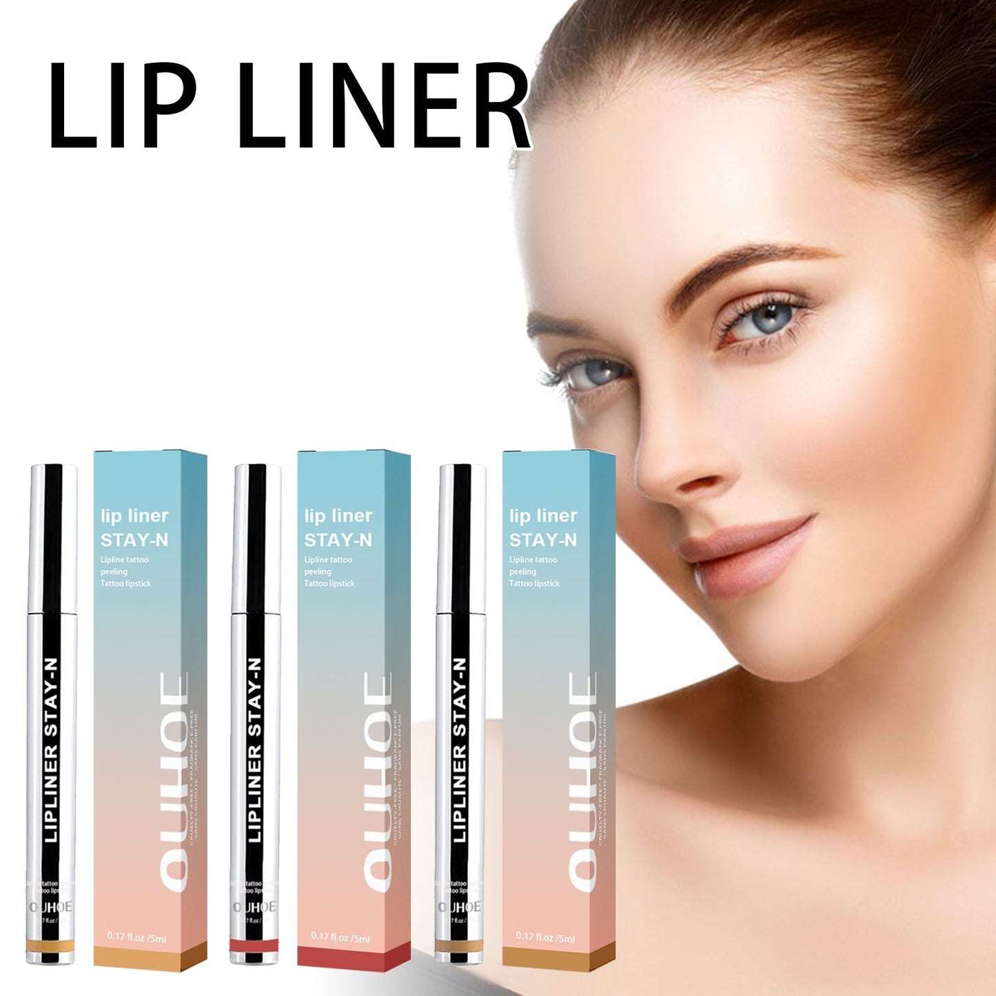 Peel-off Lip Liner Burgundy Tri Light Beauty