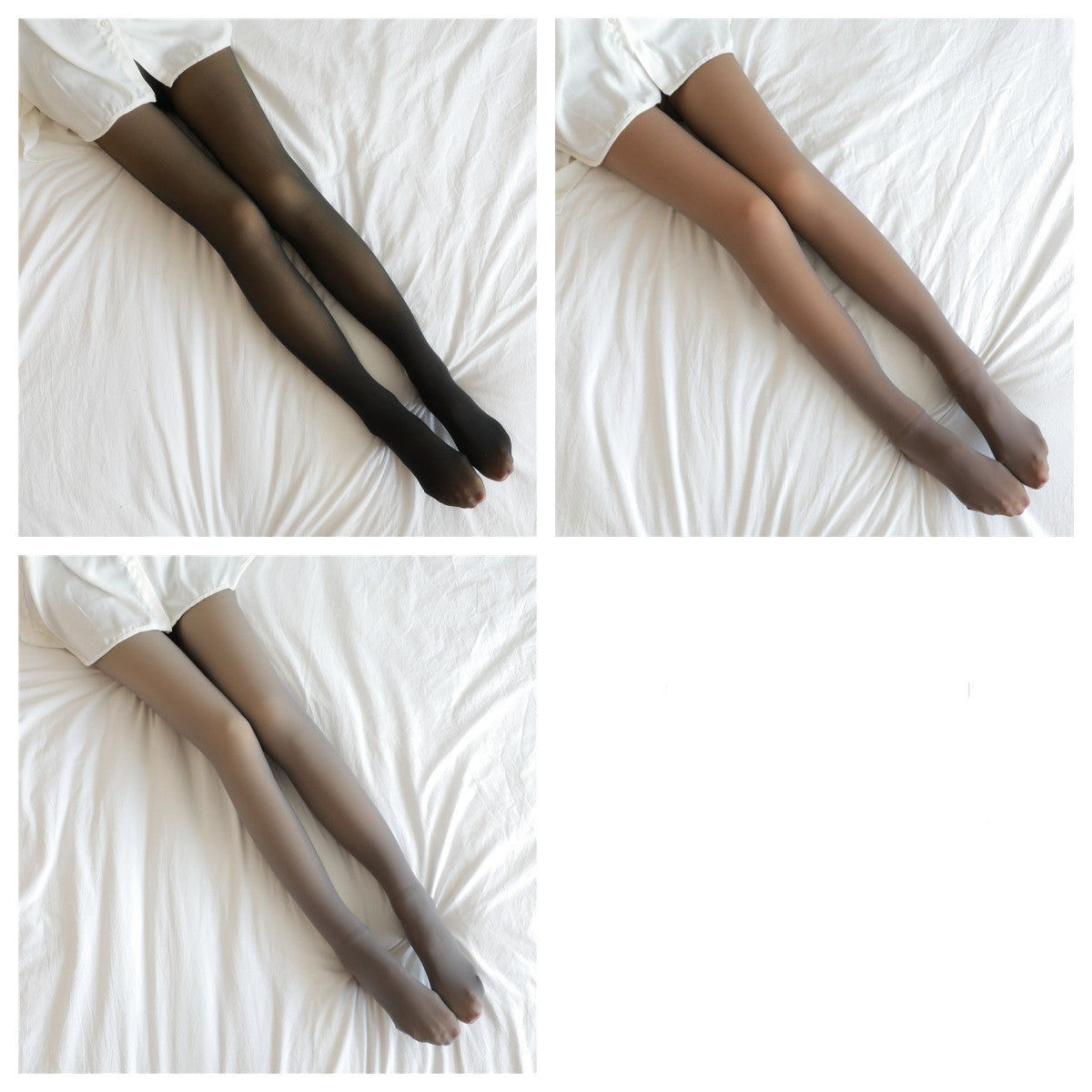 Fake Translucent Plus Size Leggings Fleece Lined Tights Fall And Winter Warm Fleece Pantyhose Women Fleece Lined Pantyhose Thermal Winter Tights NorixaFashion.com