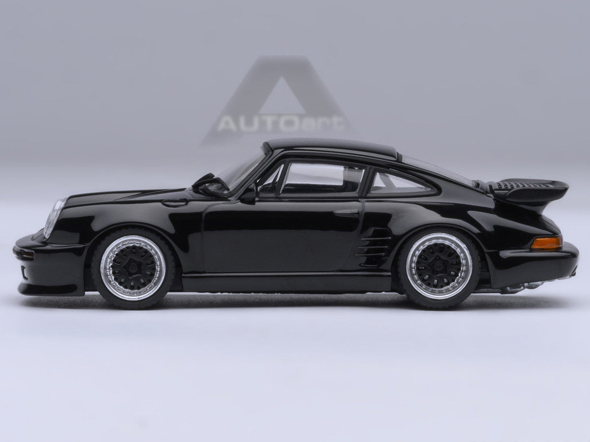 Porsche 911 (930) Turbo "Blackbird" Black "Wangan Midnight - Comic #1 Version" Manga 1/64 Model Car by Autoart LuxuryLifeWay Online Store