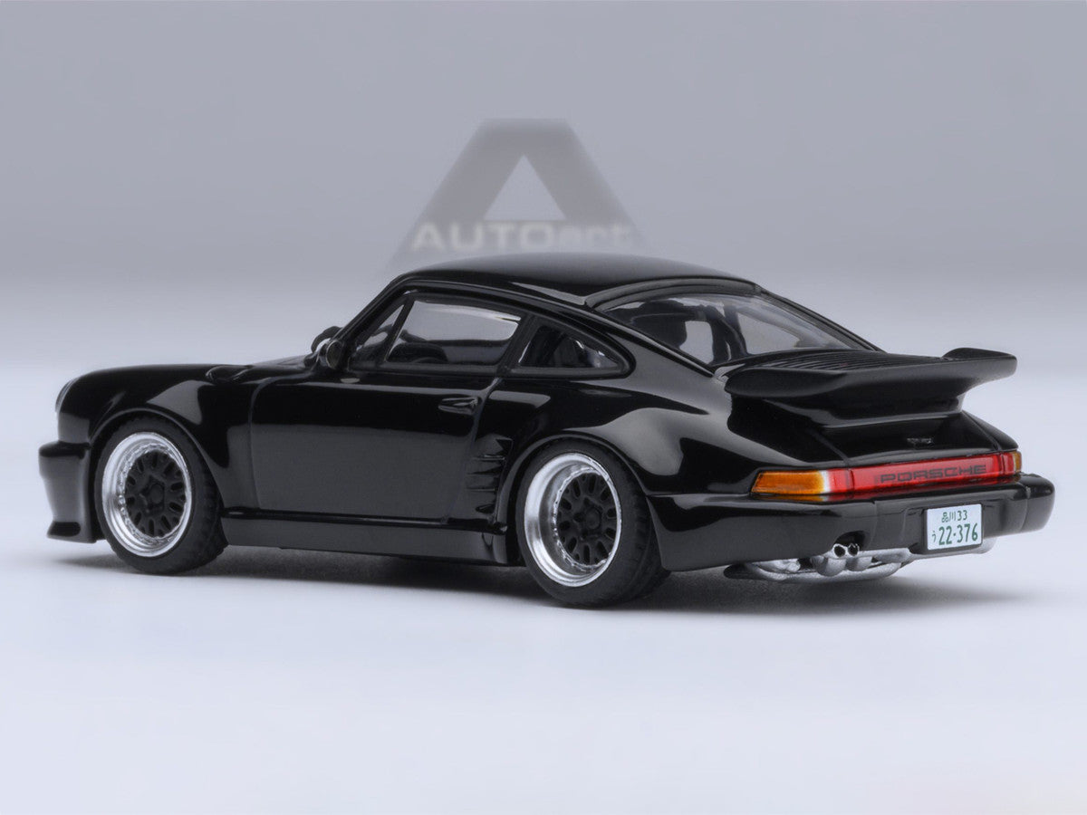 Porsche 911 (930) Turbo "Blackbird" Black "Wangan Midnight - Comic #1 Version" Manga 1/64 Model Car by Autoart LuxuryLifeWay Online Store