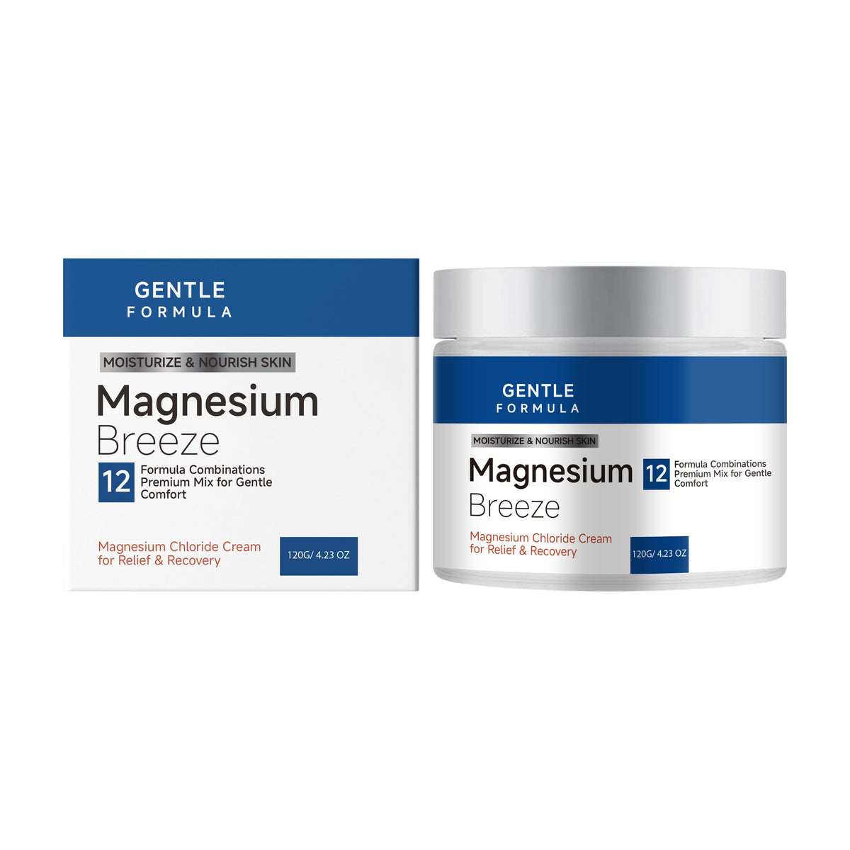 Magnesium Chloride Soothing Cream 120g Box Tri Light Beauty