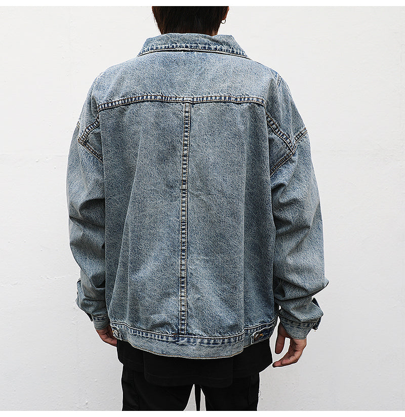 Loose denim jacket Best YouTube Store