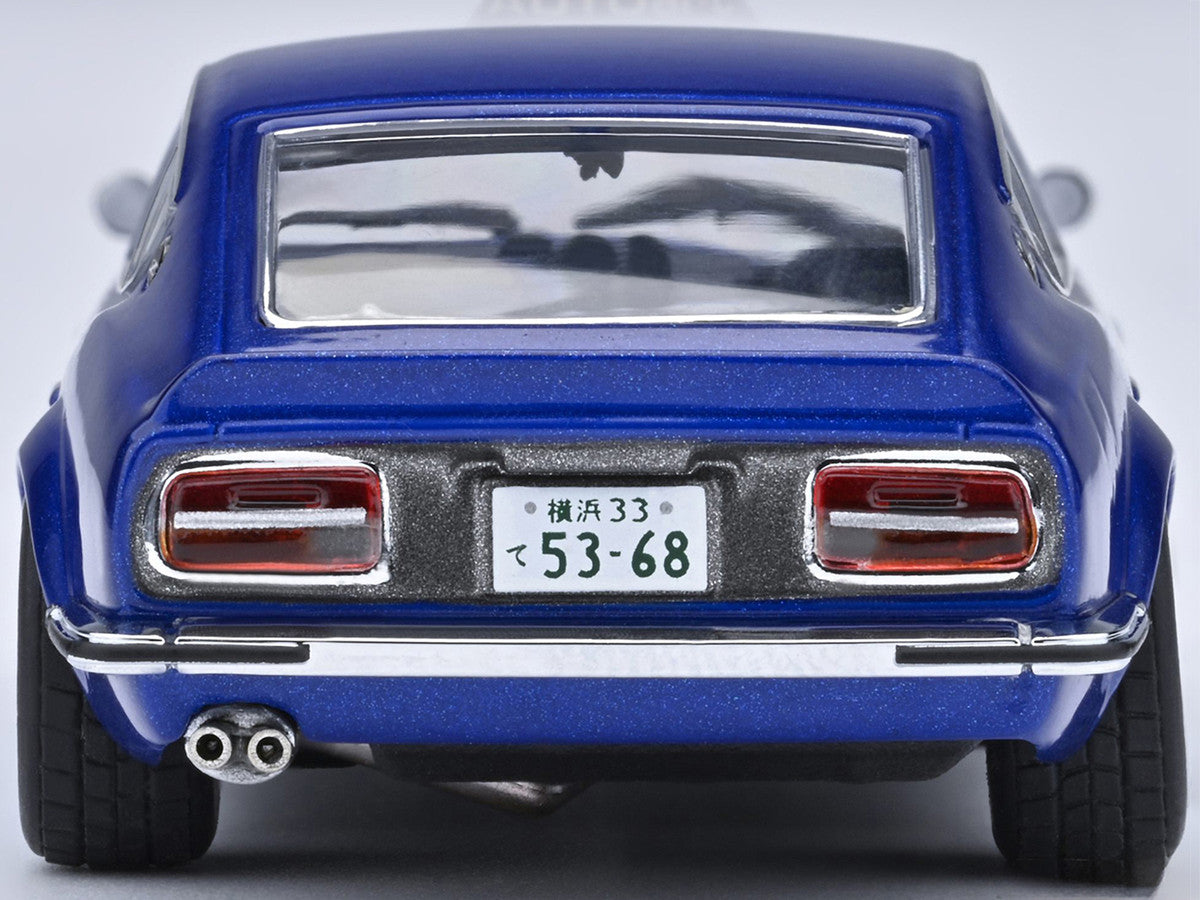 Nissan Fairlady Z RHD (Right Hand Drive) "Akuma No Z" Blue Metallic "Wangan Midnight - Comic #1 Version" Manga 1/64 Model Car by Autoart LuxuryLifeWay Online Store