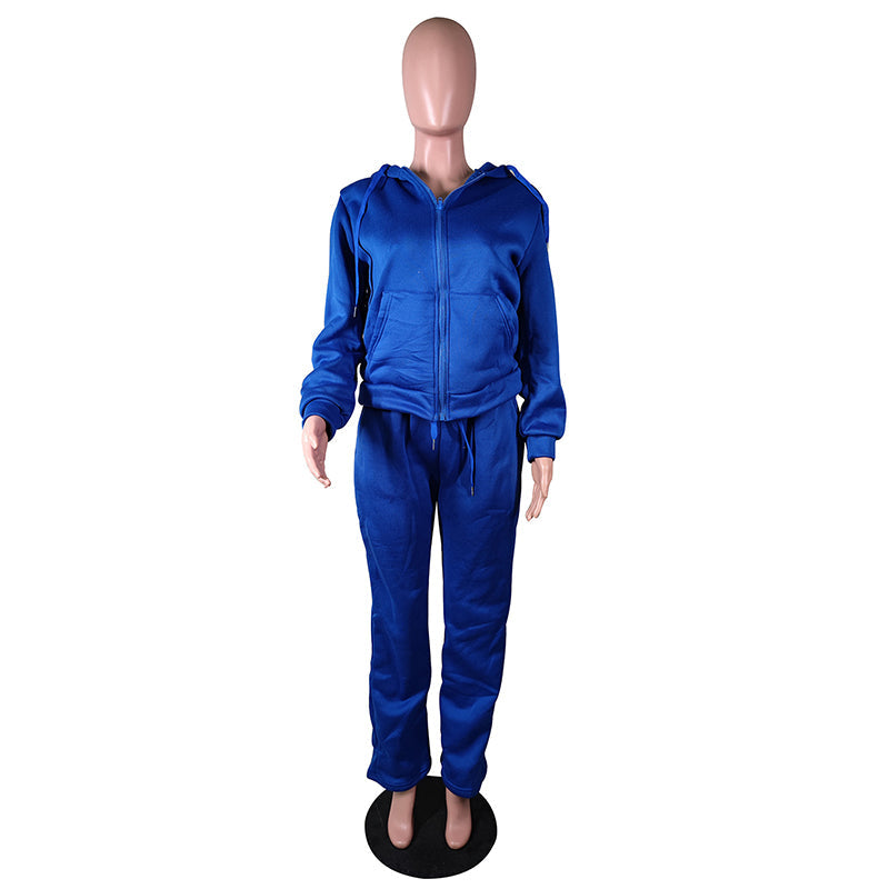 Women Sweatsuit Set 2 Piece Outfits Casual Hoodies Tops And Sweatpants Jogger Tracksuits Loose Trousers LuxuryLifeWay Online Store