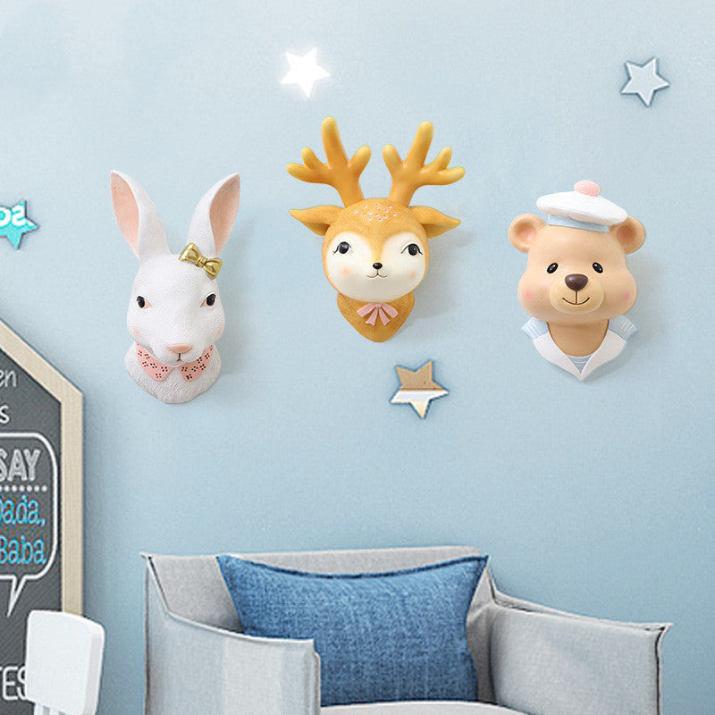 Home Original Cartoon Rabbit Wall Decor PearlNestDecor.com