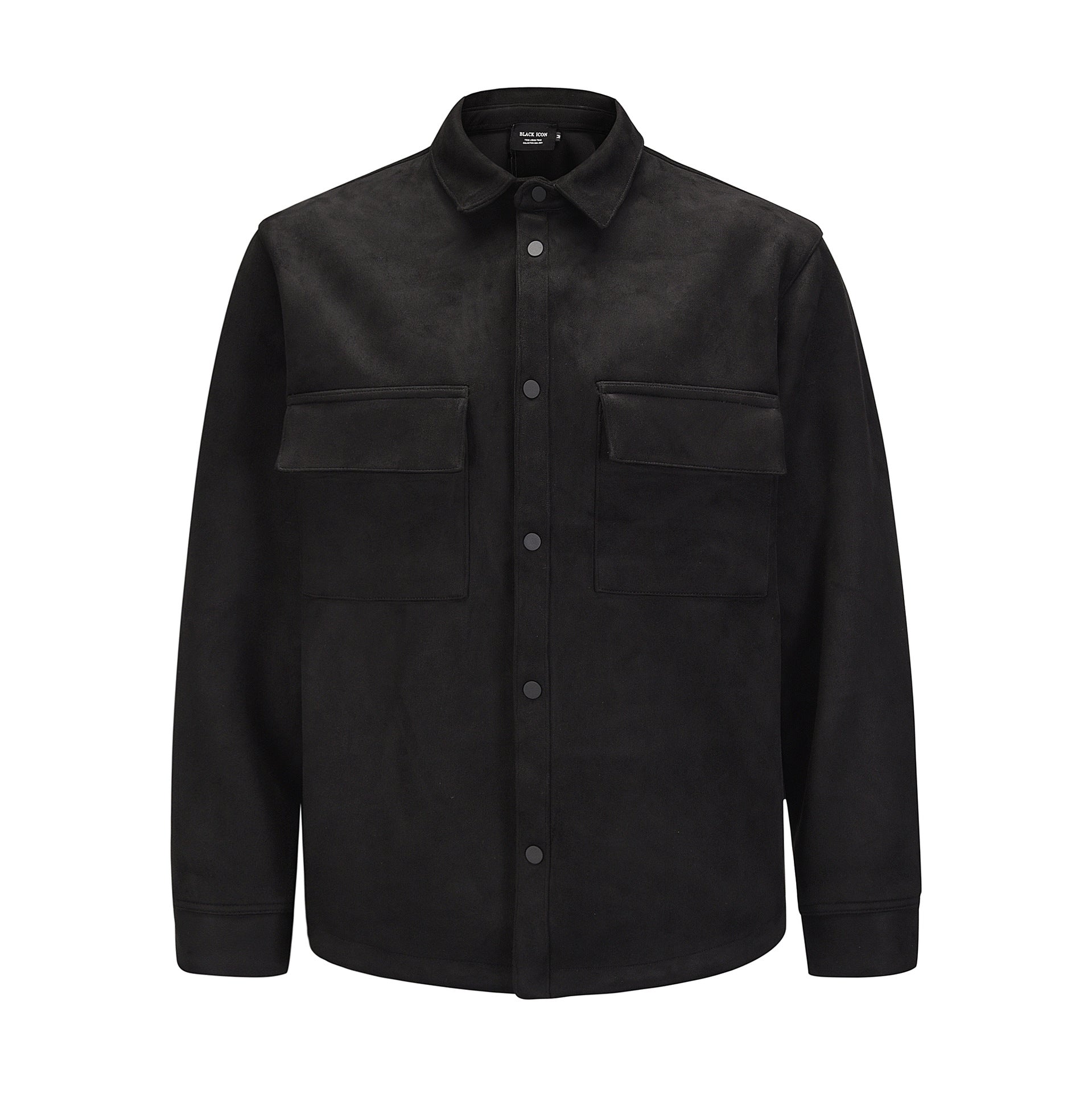 Leather velvet padded shirt loose casual jacket jacket Best YouTube Store