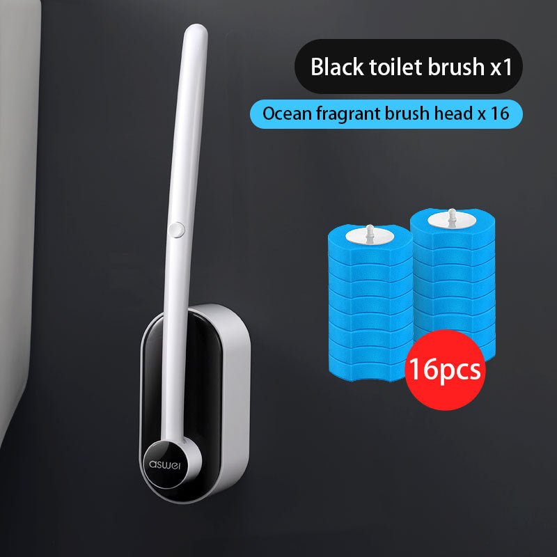 Disposable No Dead Angle Toilet Cleaning Brush LadyShow.Store