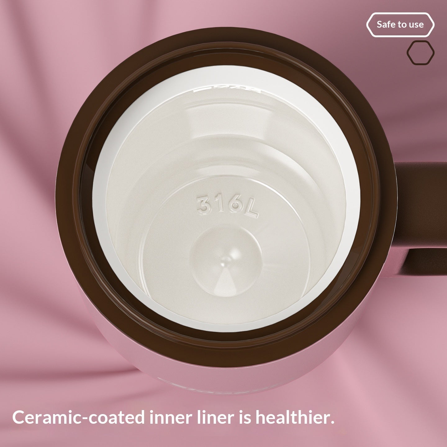 Stainless Steel Kettle With An Outdoor Ceramic Liner PearlNestDecor.com